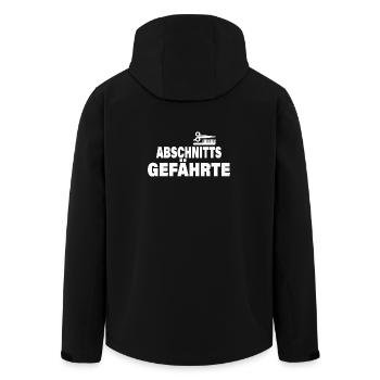 SECTION COMPAGNON - Veste softshell homme en polyester recyclé Stanley/Stella - noir - Dos - AI Model Male 185 light (185cm)