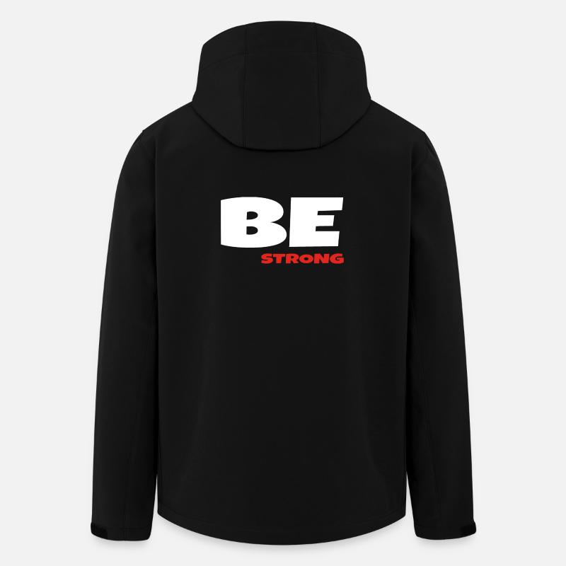 Be strong - Men’s Recycled Softshell Jacket by Stanley/Stella - black