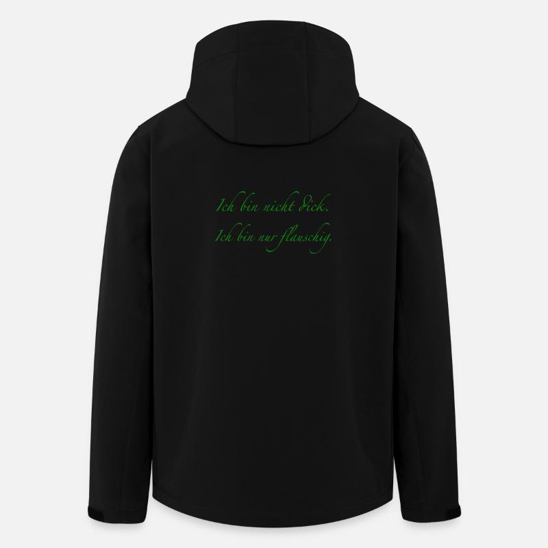 I'm not fat. - Men’s Recycled Softshell Jacket by Stanley/Stella - black