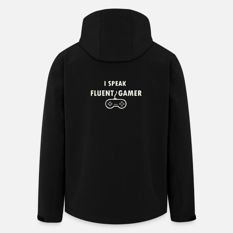 Fließend in Gamer - Recycelte Männer Softshell-Jacke von Stanley/Stella - Schwarz