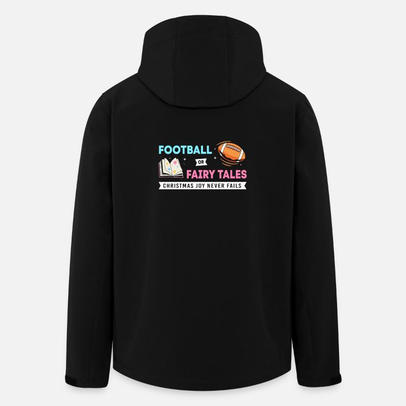 Expectant Mom Christmas Gender Reveal - Men’s Recycled Softshell Jacket by Stanley/Stella - black