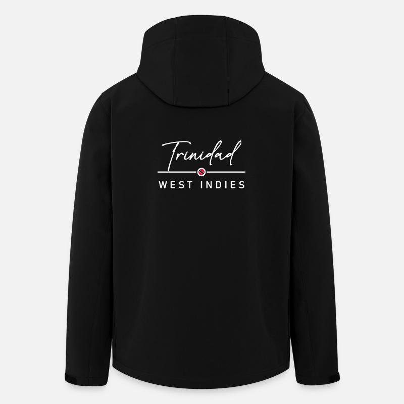 Trinité-et-Tobago - Antilles - Caraïbes - Veste softshell homme en polyester recyclé Stanley/Stella - noir