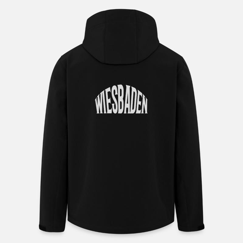 Wiesbaden - Recycelte Männer Softshell-Jacke von Stanley/Stella - Schwarz