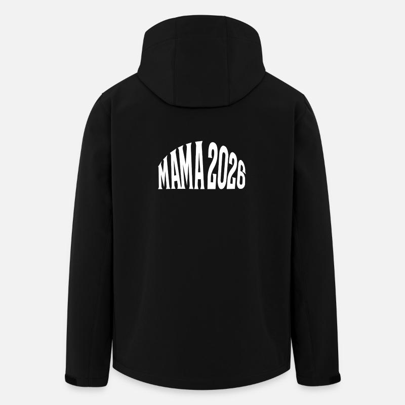 Maman 2026 - Veste softshell homme en polyester recyclé Stanley/Stella - noir