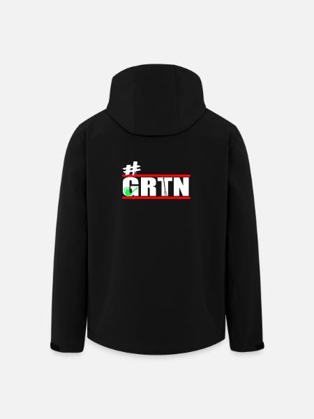 Garten - Gärtner - Gärtnern - GRTN  - Recycelte Männer Softshell-Jacke von Stanley/Stella - Schwarz