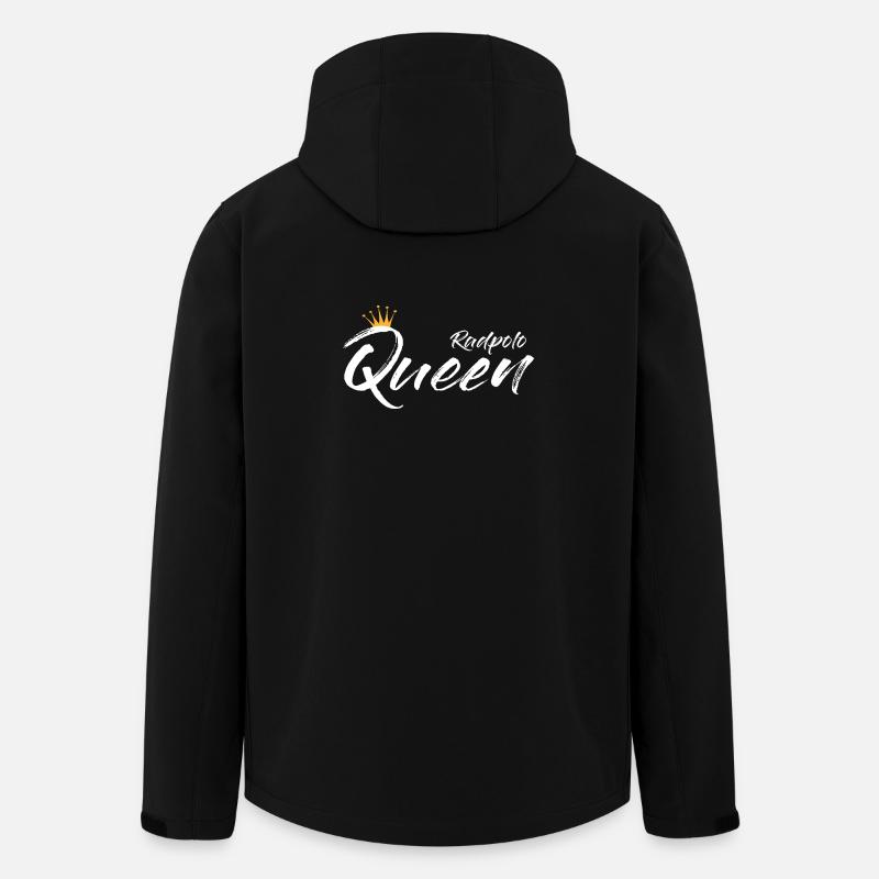 Reine du polo à vélo - Veste softshell homme en polyester recyclé Stanley/Stella - noir