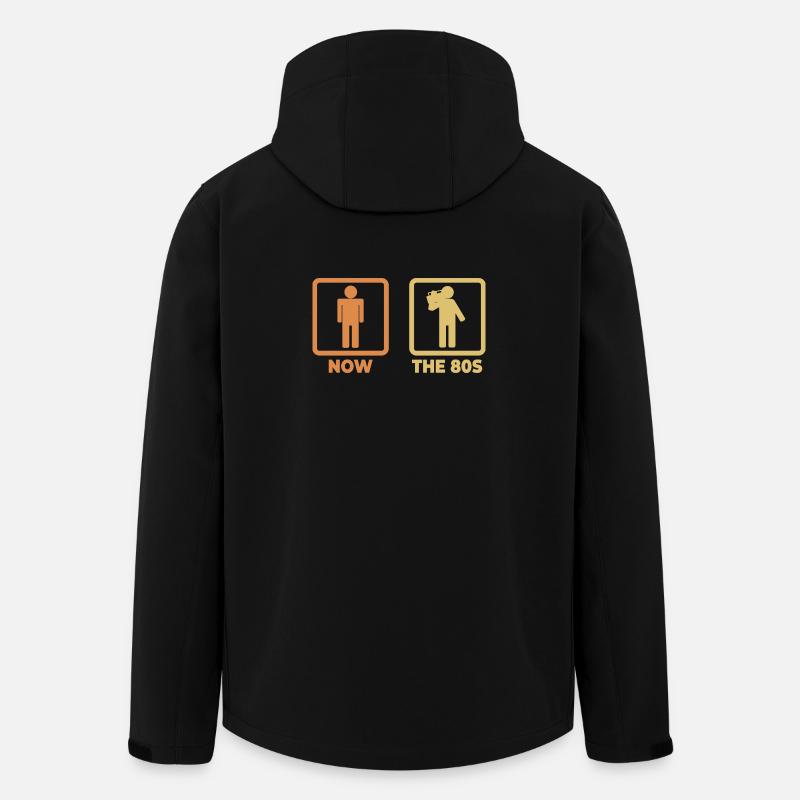 Ich als 80er Liebhaber - Recycelte Männer Softshell-Jacke von Stanley/Stella - Schwarz