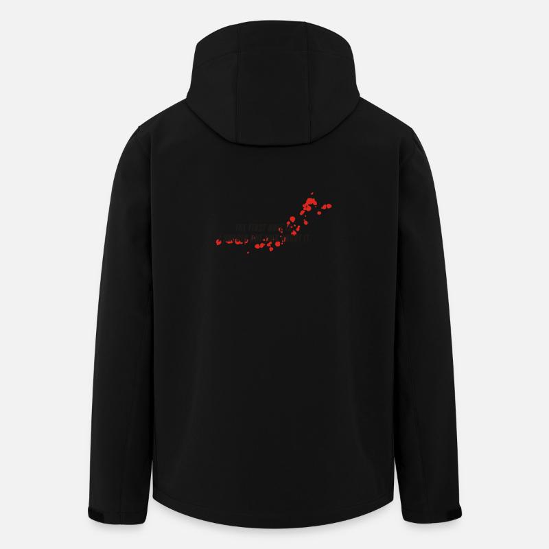 blood - Veste softshell homme en polyester recyclé Stanley/Stella - noir