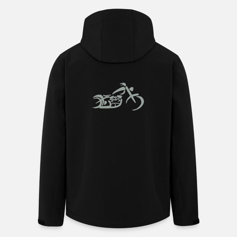 chopper - Recycelte Männer Softshell-Jacke von Stanley/Stella - Schwarz