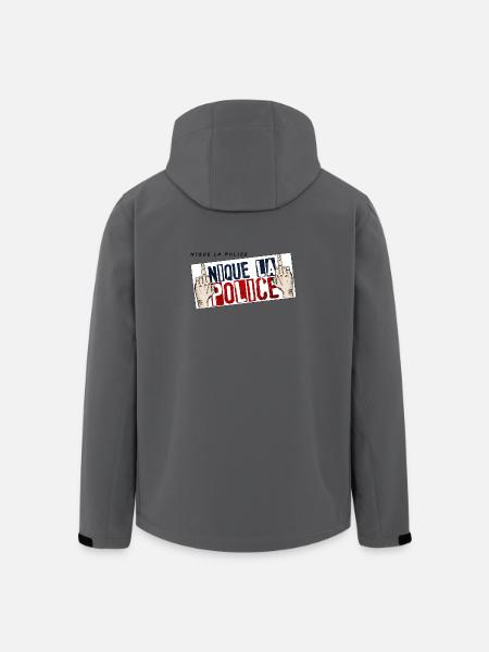 Fick die Polizei - Recycelte Männer Softshell-Jacke von Stanley/Stella - Schwarz
