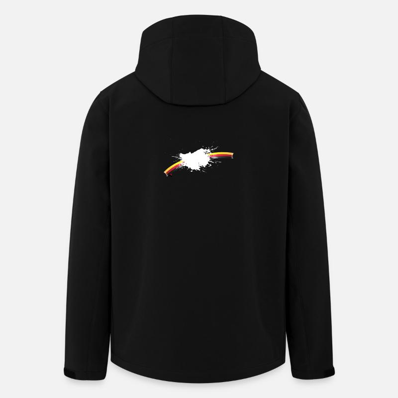 Milk is on Germany - Recycelte Männer Softshell-Jacke von Stanley/Stella - Schwarz
