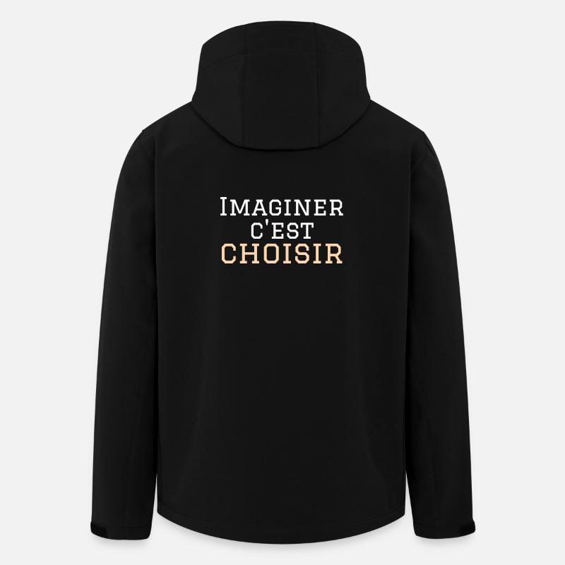 imaginer c'est choisir - Veste softshell homme en polyester recyclé Stanley/Stella - noir