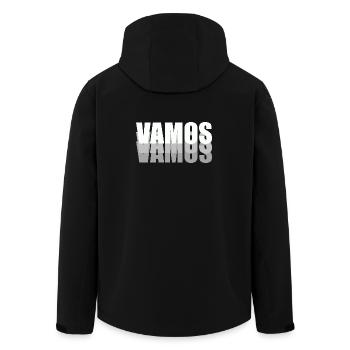 Vamos - Veste softshell homme en polyester recyclé Stanley/Stella - noir - Dos - AI Model Male 185 light (185cm)