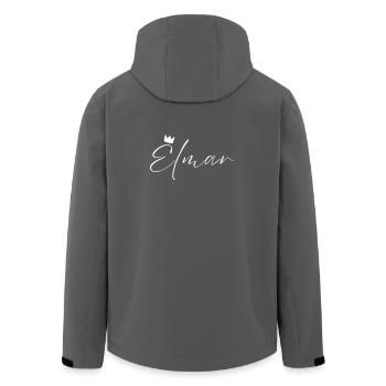 Elmar Name König T-Shirt Geschenk Männer - Recycelte Männer Softshell-Jacke von Stanley/Stella - Schwarz - Hinten - AI Model Male 185 light (185cm)