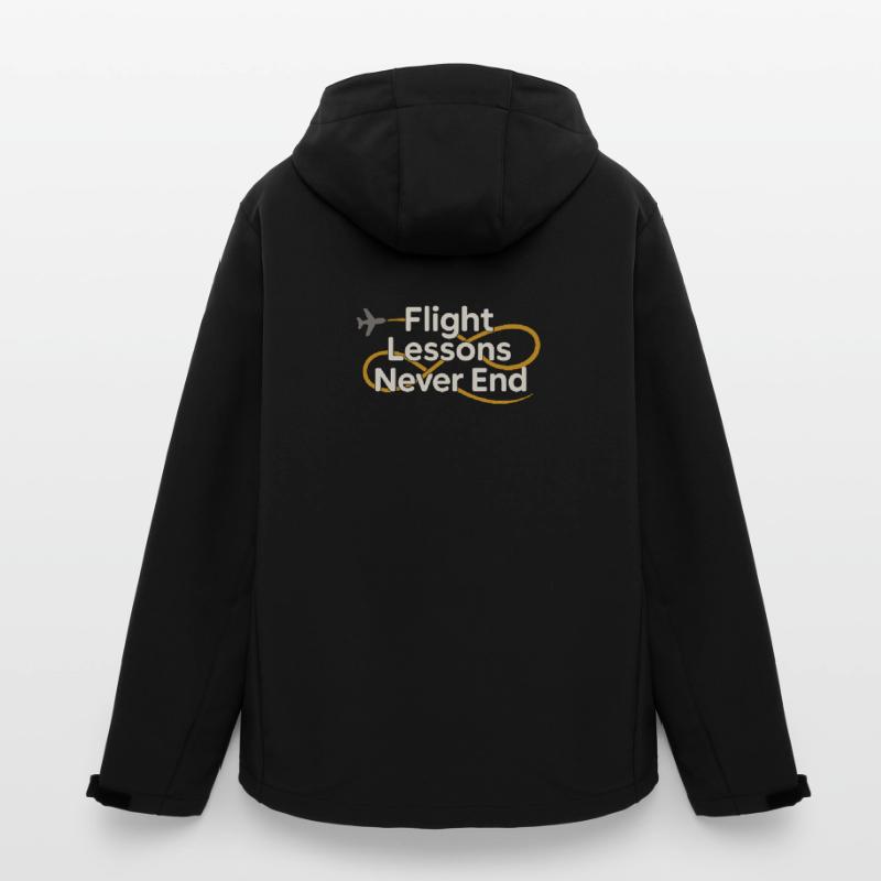Flight Instructor Cfi Pilot Aviation Instructor Men’s Recycled Softshell Jacket by Stanley/Stella