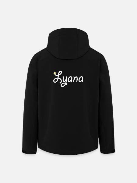 Lyana - Veste softshell homme en polyester recyclé Stanley/Stella - noir