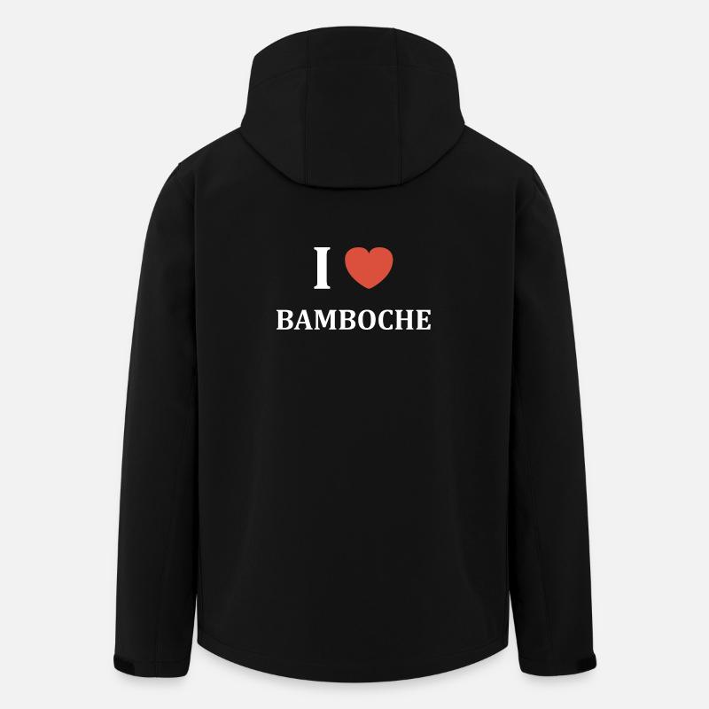 J’aime Bamboche - Veste softshell homme en polyester recyclé Stanley/Stella - noir