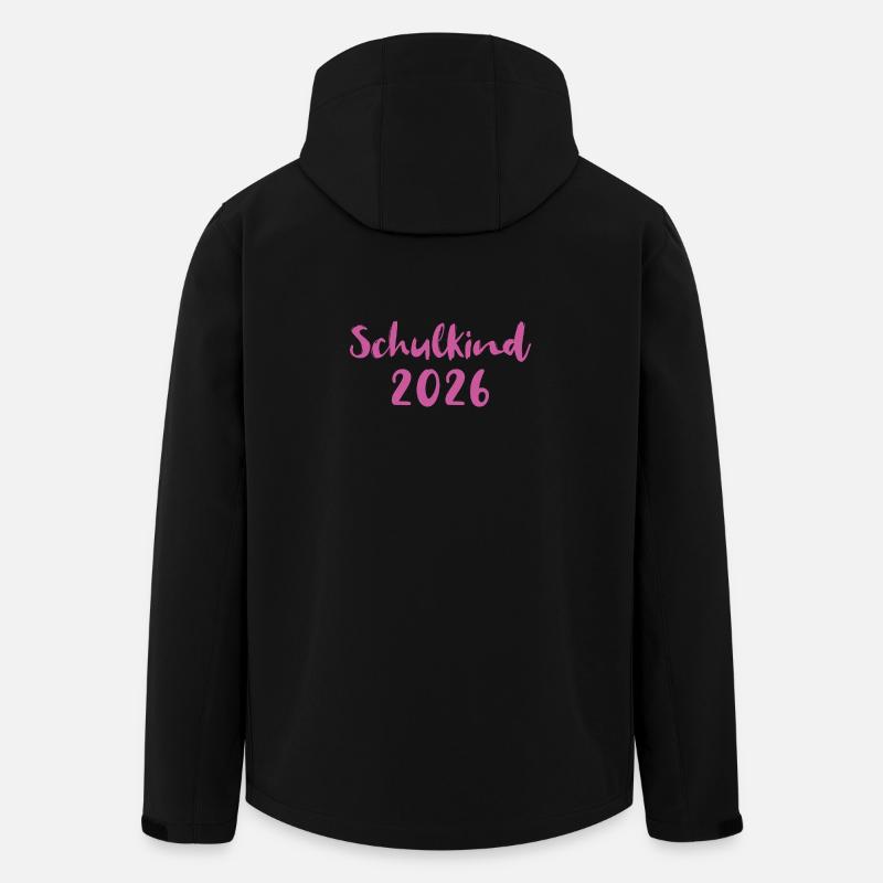 Schulkind 2026 - Recycelte Männer Softshell-Jacke von Stanley/Stella - Schwarz