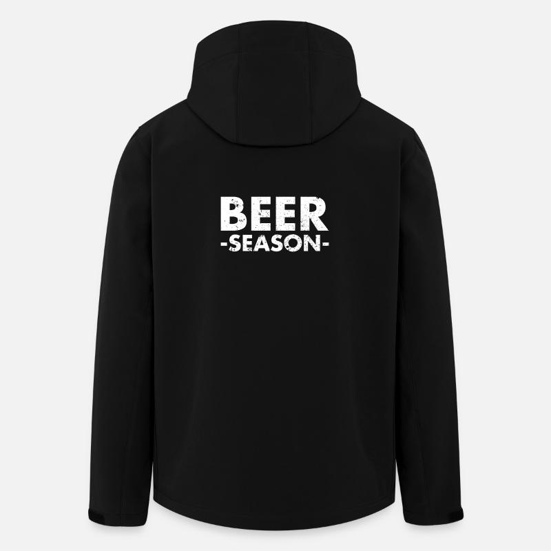 Beer Season - Bier Saison - Men’s Recycled Softshell Jacket by Stanley/Stella - black