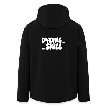 Esthétique des compétences à l’écran de chargement - Veste softshell homme en polyester recyclé Stanley/Stella - noir - Dos - AI Model Male 185 light (185cm)