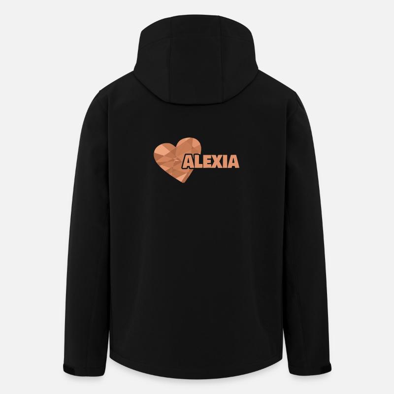 Chère Alexia, - Veste softshell homme en polyester recyclé Stanley/Stella - noir