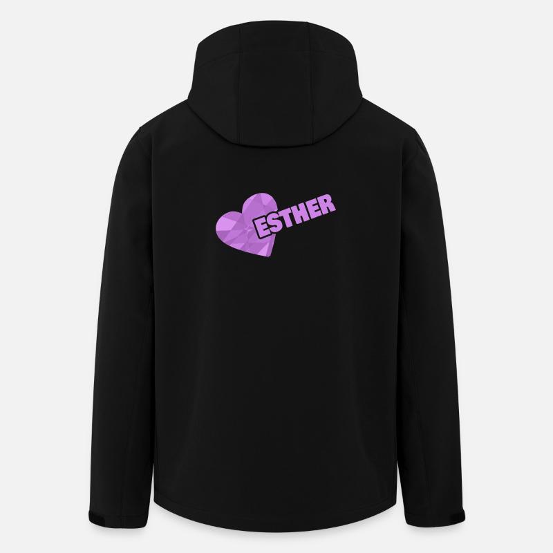 Esther as Kroenchen - Men’s Recycled Softshell Jacket by Stanley/Stella - black