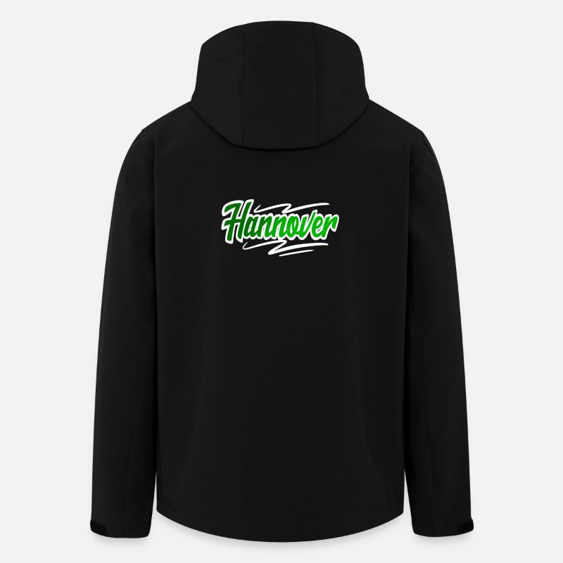Hannover - Recycelte Männer Softshell-Jacke von Stanley/Stella - Schwarz