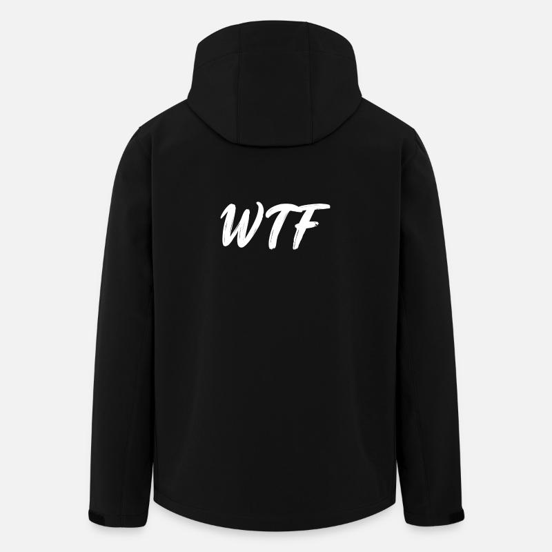 WTF - Men’s Recycled Softshell Jacket by Stanley/Stella - black