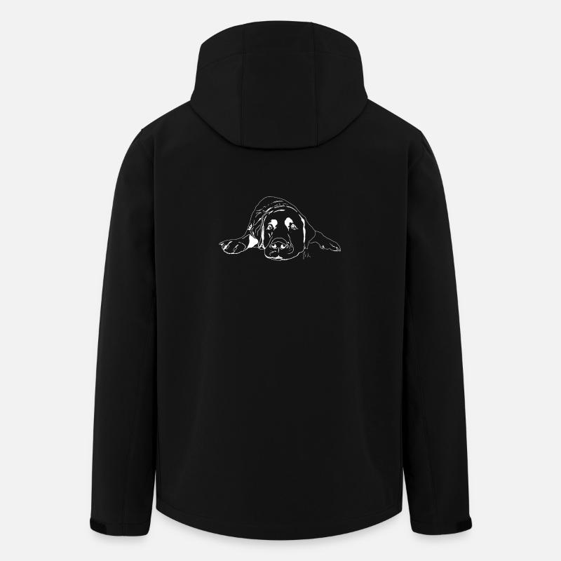 Labrador - Veste softshell homme en polyester recyclé Stanley/Stella - noir