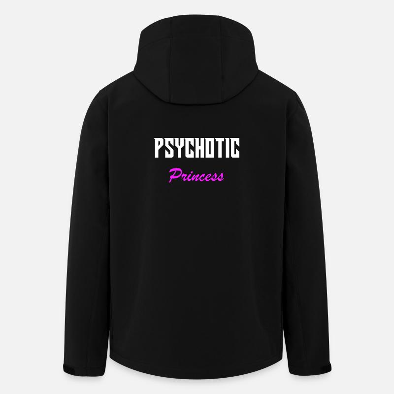 Psychotische Prinzessin - Recycelte Männer Softshell-Jacke von Stanley/Stella - Schwarz