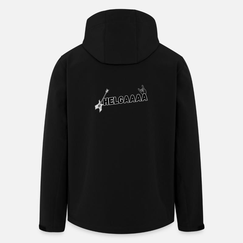 HELGA - Recycelte Männer Softshell-Jacke von Stanley/Stella - Schwarz