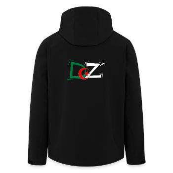 DZ Algeria True Algerian Algerian - Men’s Recycled Softshell Jacket by Stanley/Stella - black - Back - AI Model Male 185 light (185cm)
