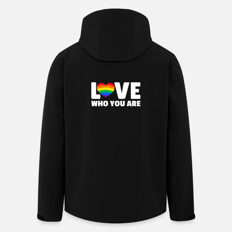 Aimez-vous qui vous êtes - Veste softshell homme en polyester recyclé Stanley/Stella - noir