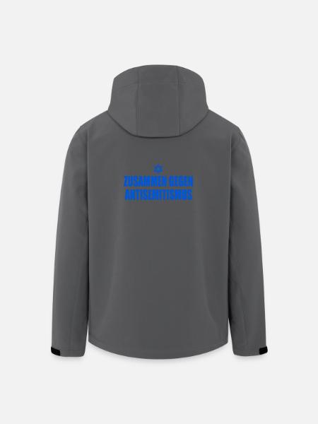 zusammen gegen antisemitismus - Recycelte Männer Softshell-Jacke von Stanley/Stella - Schwarz