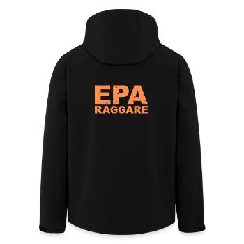Epa Raggare - Recycelte Männer Softshell-Jacke von Stanley/Stella - Schwarz - Hinten - AI Model Male 185 light (185cm)
