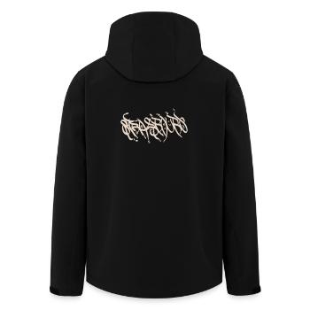 Urban Strasbourg Graffiti T-Shirt - Men’s Recycled Softshell Jacket by Stanley/Stella - black - Back - AI Model Male 185 light (185cm)