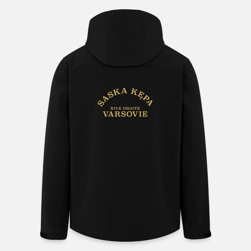 Saska Kepa Warszawa Warschau - Recycelte Männer Softshell-Jacke von Stanley/Stella - Schwarz