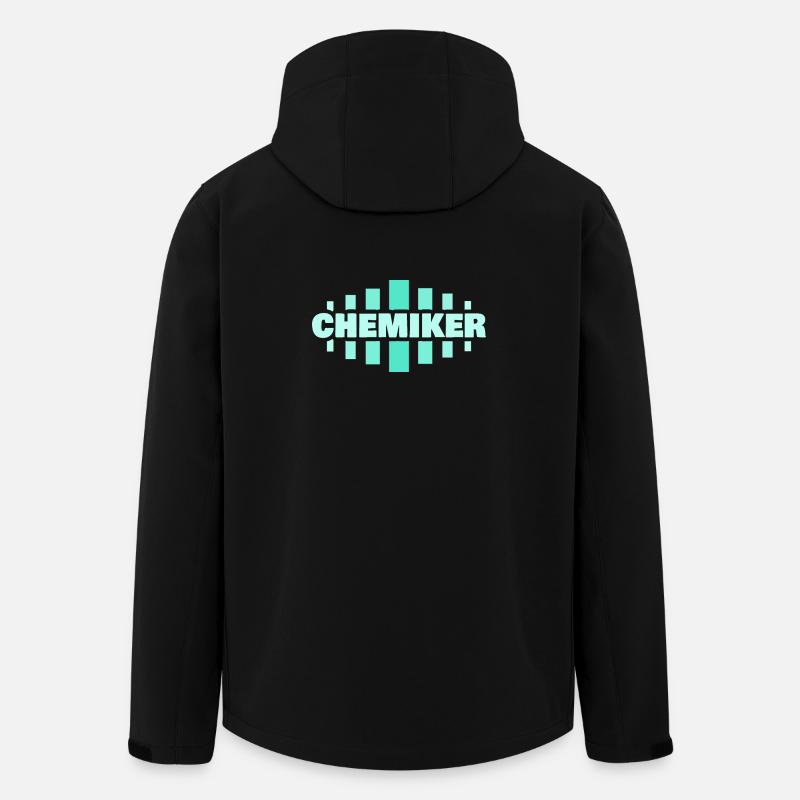 Job Chemiker - Recycelte Männer Softshell-Jacke von Stanley/Stella - Schwarz