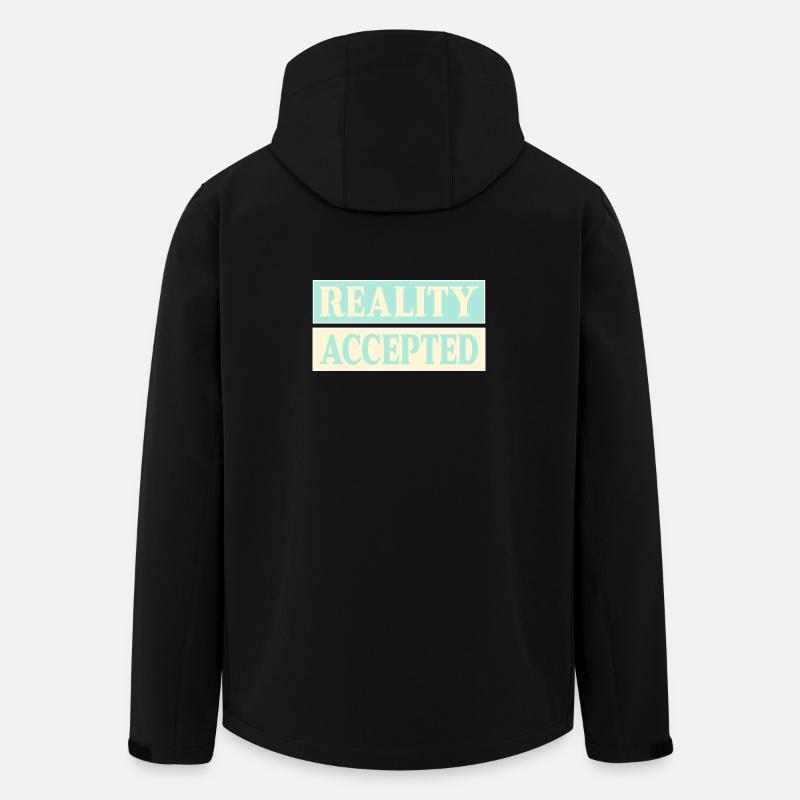 Réalité acceptée - Veste softshell homme en polyester recyclé Stanley/Stella - noir