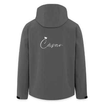 Cäsar Name König T-Shirt Geschenk Männer - Recycelte Männer Softshell-Jacke von Stanley/Stella - Schwarz - Hinten - AI Model Male 185 light (185cm)