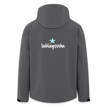 Lieblingssohn Beste Söhne Lieblingssöhne Kind Sohn - Recycelte Männer Softshell-Jacke von Stanley/Stella - Anthrazit - Hinten - AI Model Male 185 light (185cm)