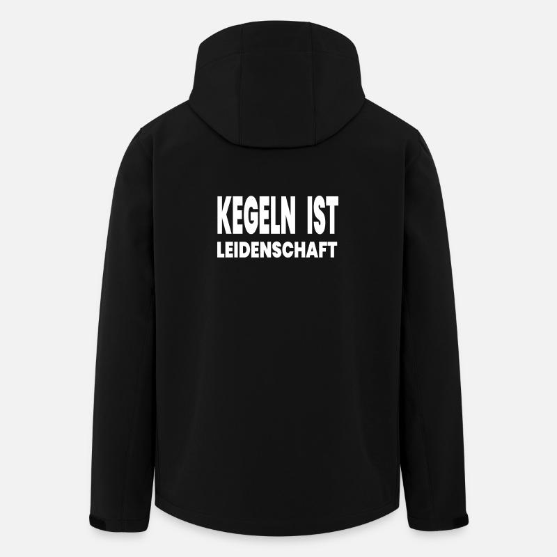 Kegeln - Recycelte Männer Softshell-Jacke von Stanley/Stella - Schwarz