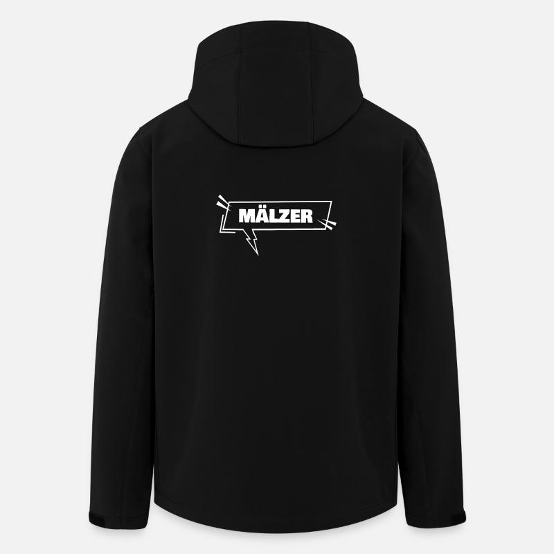Geschenk für Maelzer - Recycelte Männer Softshell-Jacke von Stanley/Stella - Schwarz