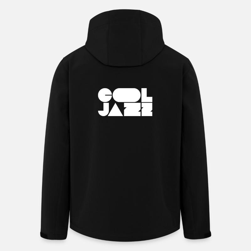 Bold cool jazz logo design - Men’s Recycled Softshell Jacket by Stanley/Stella - black