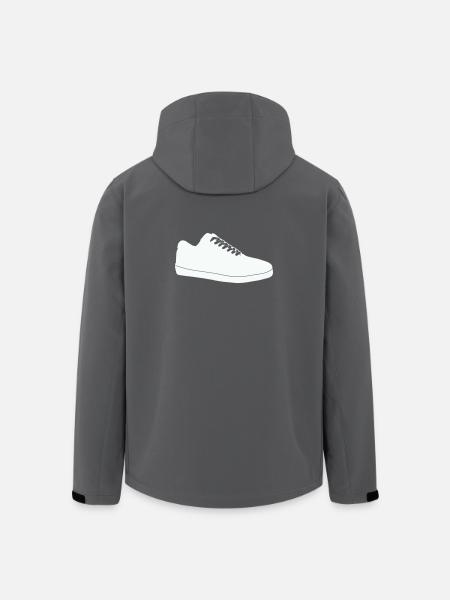 Shoe Silhouette Line Art - Men’s Recycled Softshell Jacket by Stanley/Stella - black