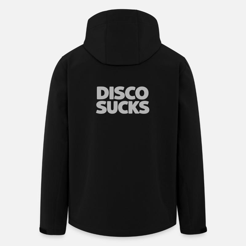 Disco Sucks - Men’s Recycled Softshell Jacket by Stanley/Stella - black