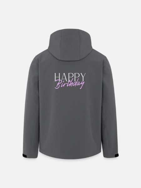 Happy Birthday - Recycelte Männer Softshell-Jacke von Stanley/Stella - Schwarz
