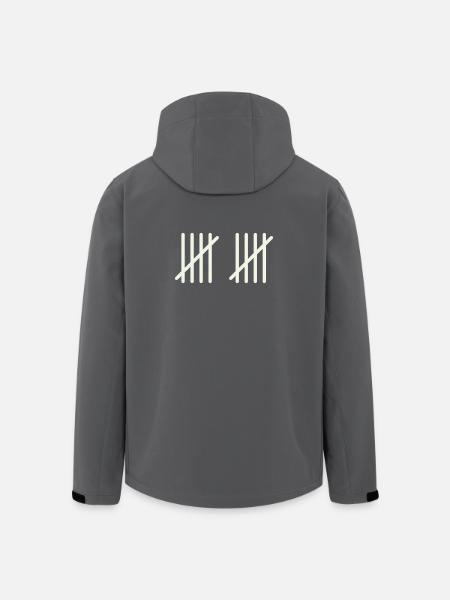 10 coups - Veste softshell homme en polyester recyclé Stanley/Stella - noir