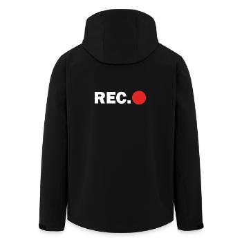 cameraman Cap - Veste softshell homme en polyester recyclé Stanley/Stella - noir - Dos - AI Model Male 185 light (185cm)