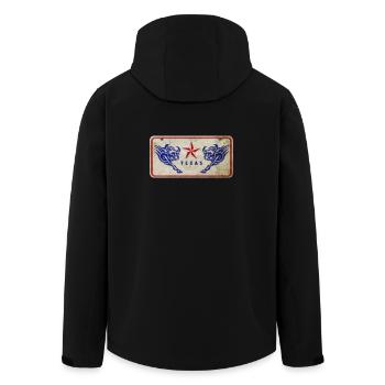 Bouclier du Texas - Veste softshell homme en polyester recyclé Stanley/Stella - noir - Dos - AI Model Male 185 light (185cm)